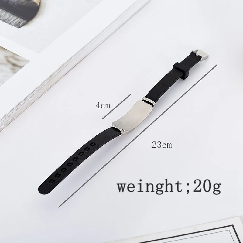 Cross Jesus Scripture Quote Bracelet Christian Bible Verse Inspiring Faith Stainless Steel Bracelets Silicone Wristband