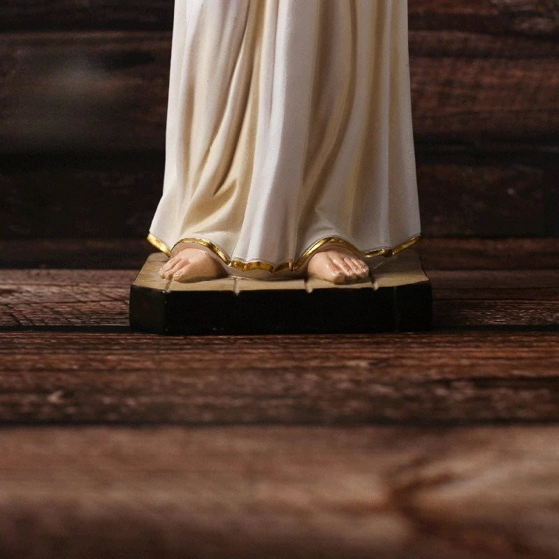 High 29.5CM Resin Classical Hand-raising Figure Easter Decoration Crafts Gift