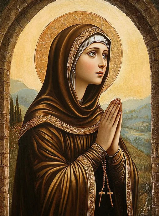 Christian Sacred Heart Jesus Art Posters Prints Catholic Pure Virgin Mary Canvas Painting Religious Believers Bedroom Home Decor