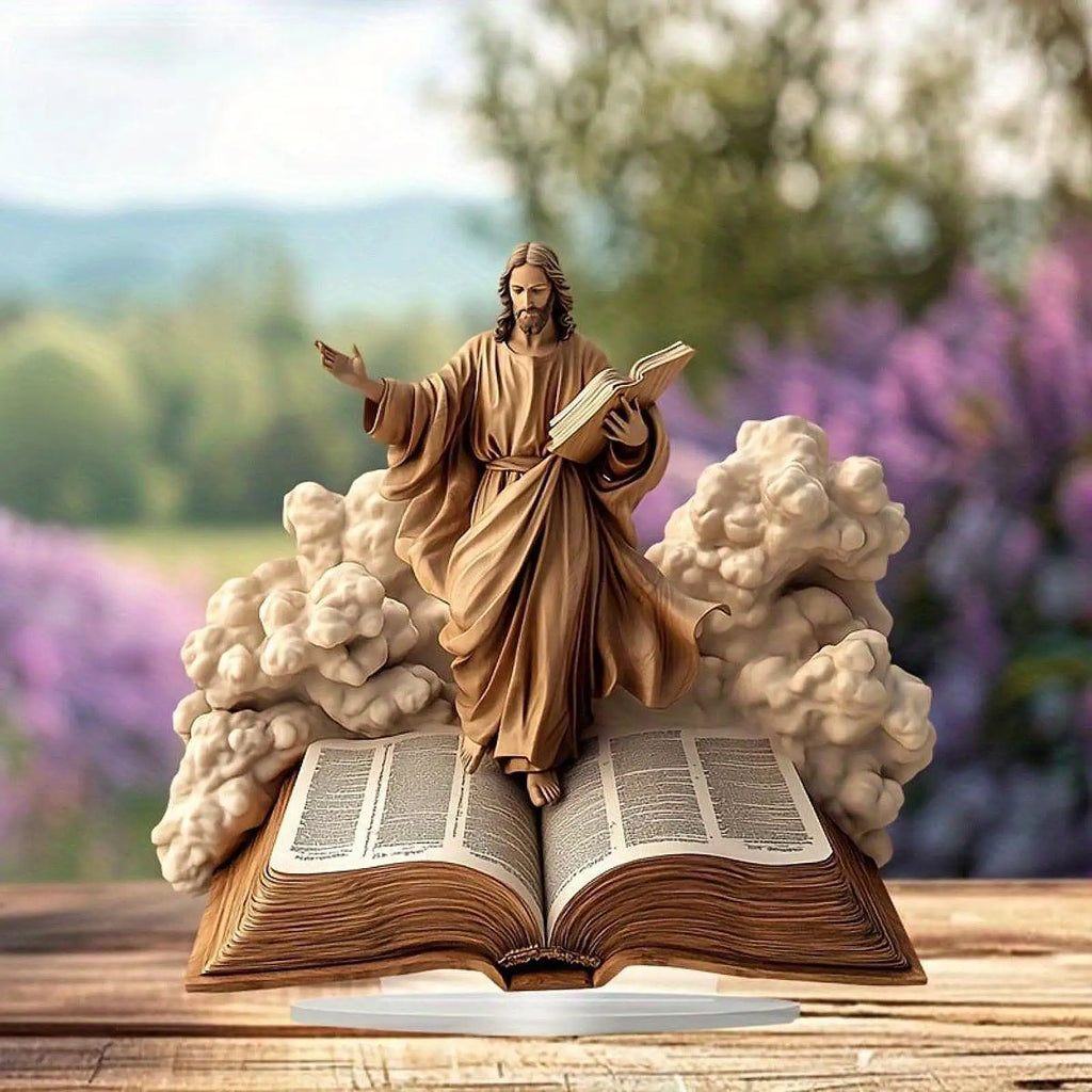 Jesus Ornament Christian Saint (9.06 x9.06 Inches) Party Favors Home Decor