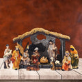 Nativity Figurines Birth of Religious Christmas Worship Table Statue