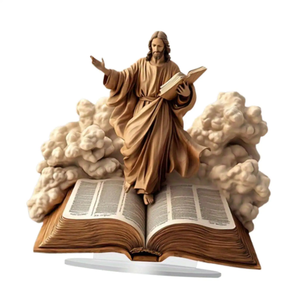 Jesus Ornament Christian Saint (9.06 x9.06 Inches) Party Favors Home Decor