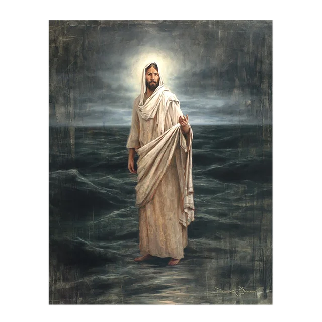 Birth of Jesus Christ Wall Art Canvas Painting Nativity Scene Christmas Decor Modern Oil Painting Church Wall Decor Cuadros