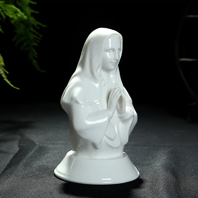 20CM TALL Catholicism Christianity Home Decor Decoration Religious Virgin Mary Prayer Handmade Catholic the Madonna god statue