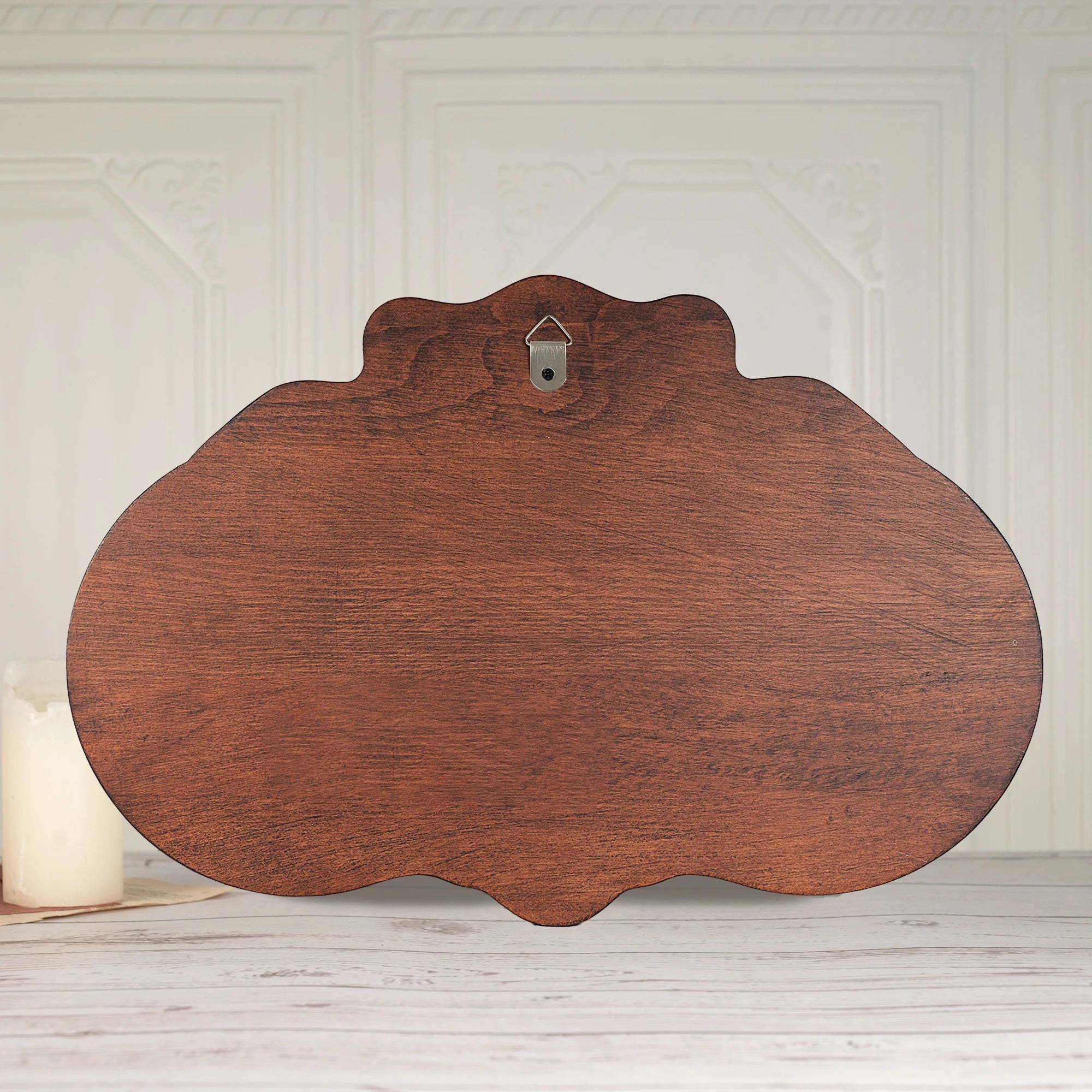 saint benedict medal , exorcism plaque, catholic icon, church, religious object, baptism, wood carving wall decoration