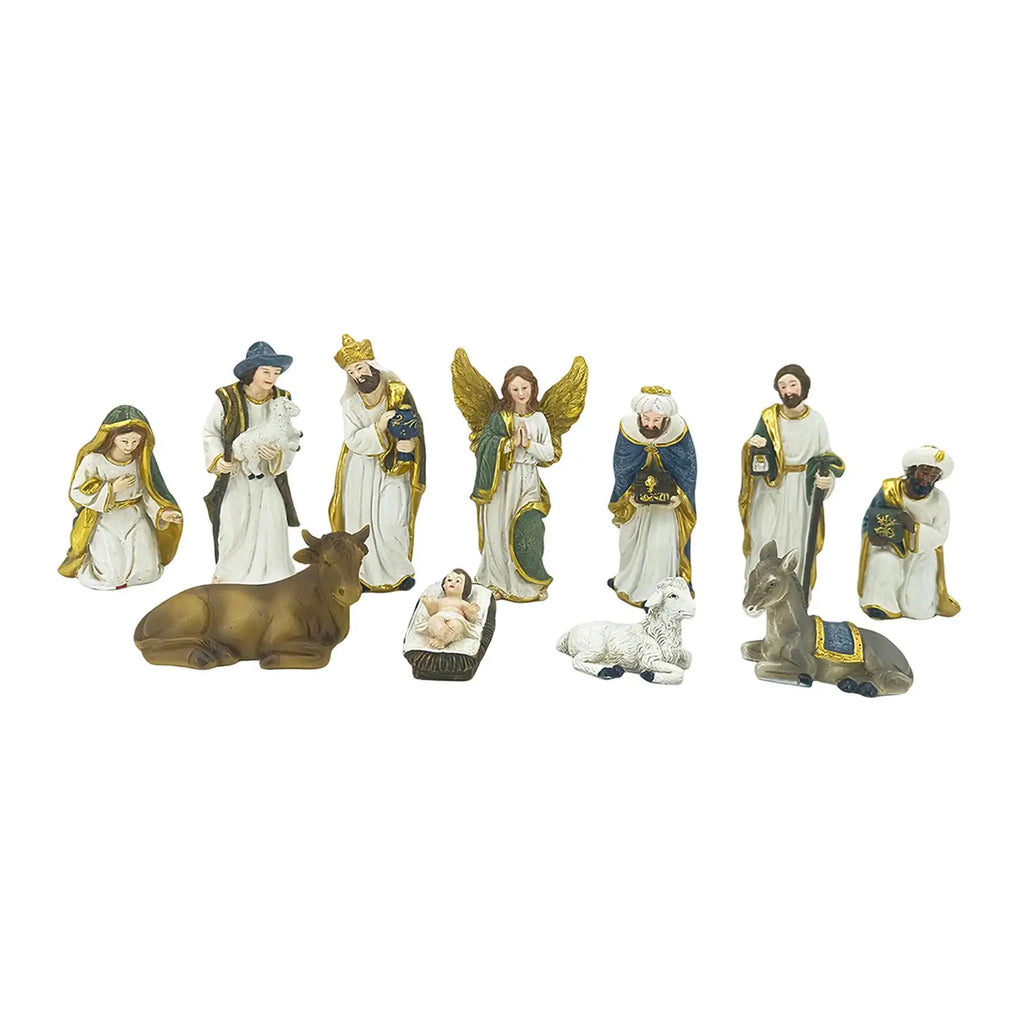 Nativity Set Nativity Scene Ideal Gift Tabletop Indoor Christmas Decoration Art Craft Jesus Holy Family Statues Figurines