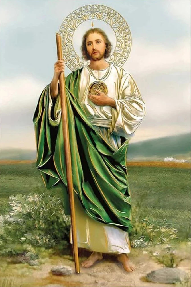 Classic Decorative Paintings Saint Jude Tadeo Canvas Painting Posters and Prints Wall Art Pictures Home Decor Murals No Frame