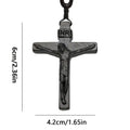 Jesus Cross Wooden Necklace Cross Pendant Necklace wood Cross Necklace christian Catholic Jesus Crucifix Necklace Accessories
