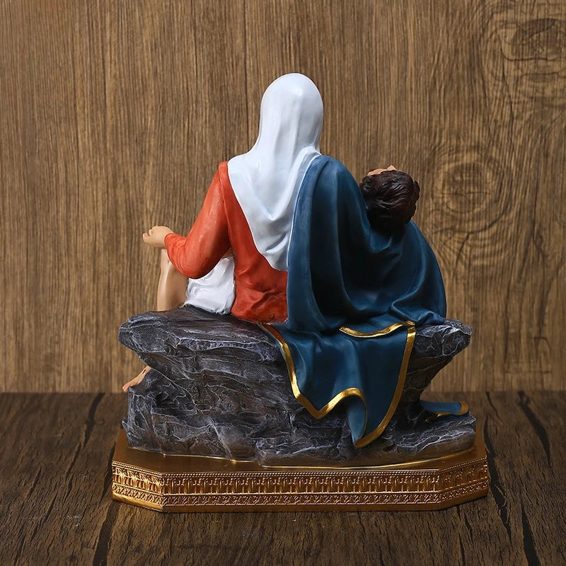 High 21.8CM Classical Character Scene Interior Decoration Resin Crafts