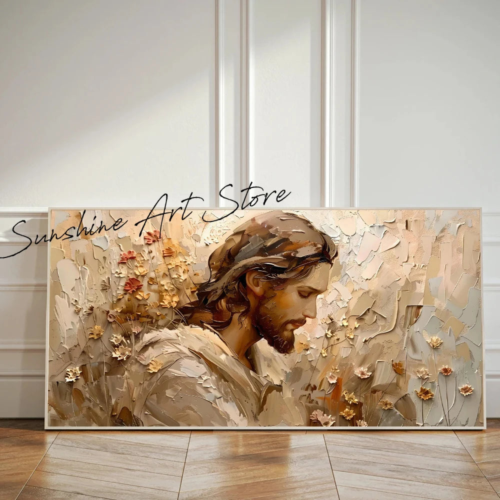 Religious Easter Bible The Last Supper Christian Canvas Painting Wall Art Jesus Wall Art Decor Bible Painting Holy Week Prints