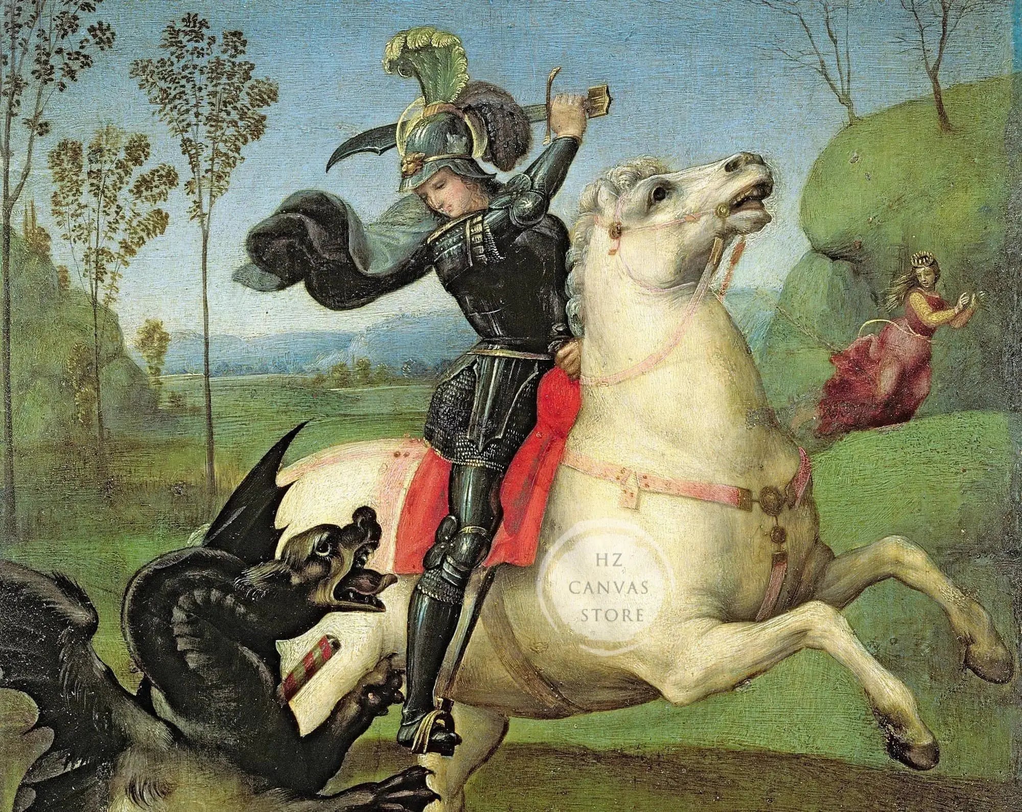 Classic Vintage Catholic Religious Art Blessed Saint Francis of Assisi Poster Prayer Room Living Room Wall Decor Christian Gift