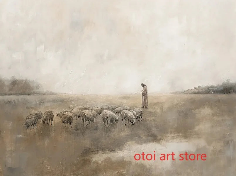 Religious Retro Jesus Christ Savior Christian Jesus Portrait Art Poster Canvas Painting Wall Print Picture for Room Home Decor