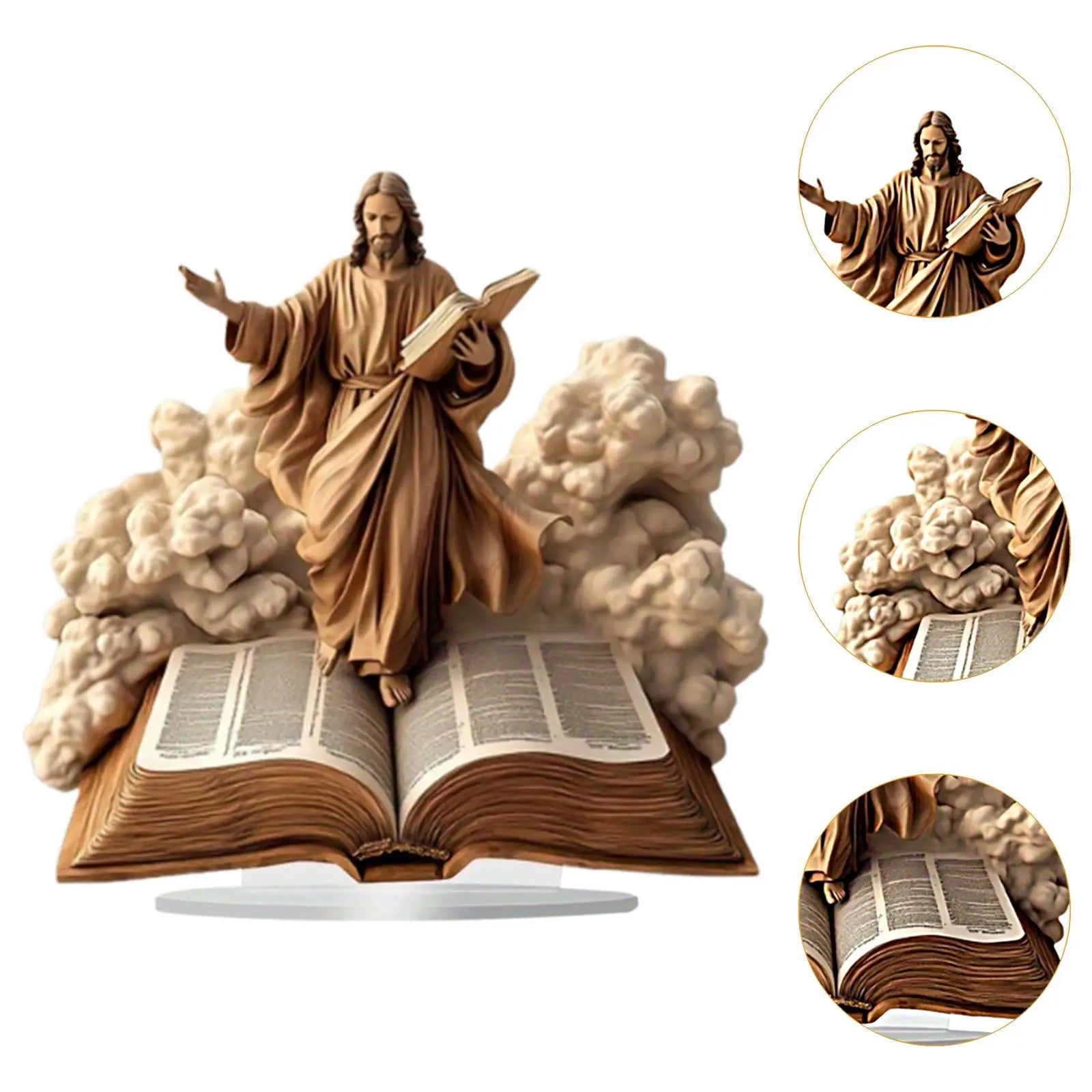 Jesus Ornament Christian Saint (9.06 x9.06 Inches) Party Favors Home Decor