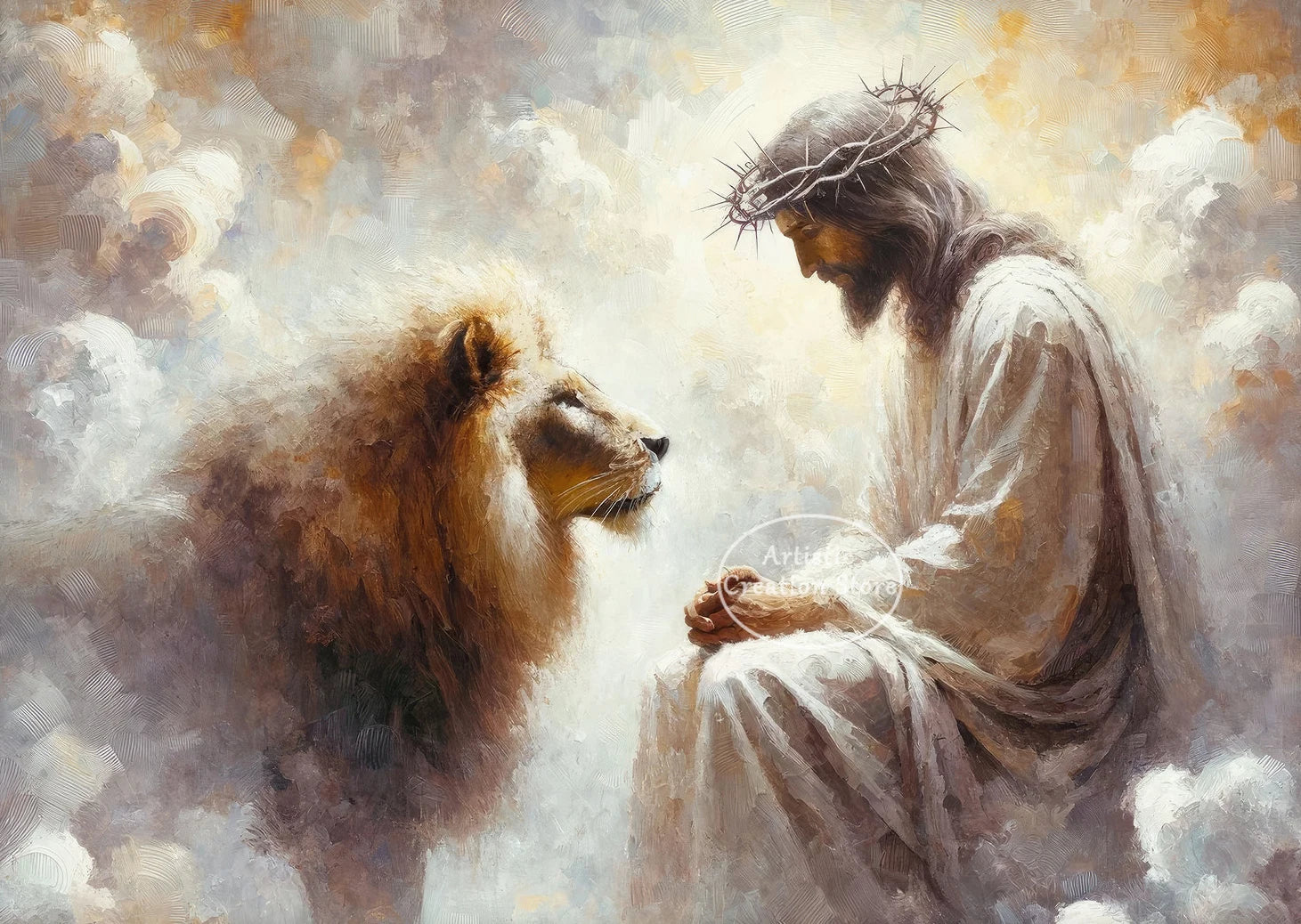 Retro Christian Jesus Leaves The 99 Good Shepherd Landscape Religious Poster Canvas Painting Wall Pictures Home Interior Decor