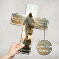 30cm Flat 2D Wooden Cross Jesus Christian Believer Family Decora Church Party Colour Wooden Board Portable Pendant Photo Prop
