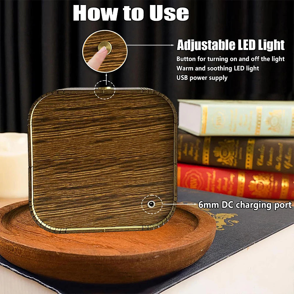 DIY 3D Wooden Jesus Resurrection Book Nook Kit with LED Light - Christian Bookshelf Insert, Religious Home Decor