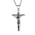 Classic Jesus Suffered On The Cross Pendant Necklaces For Men Stainless Steel Christian Amulet Jewelry Fashion Religious Gift