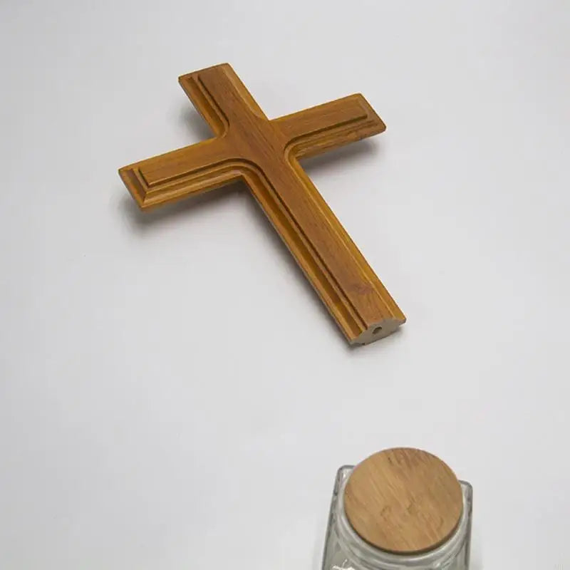 A3PA Wooden Standing for Cross Decor Altar for Cross with Stand Double-Sided Table fo