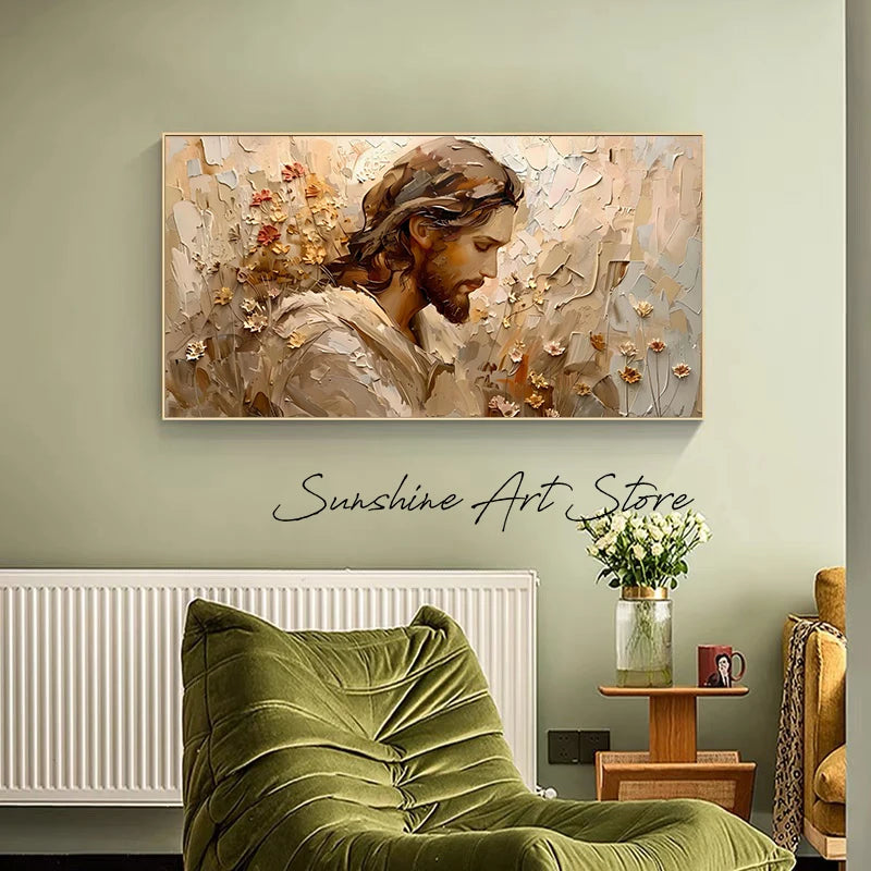 Religious Easter Bible The Last Supper Christian Canvas Painting Wall Art Jesus Wall Art Decor Bible Painting Holy Week Prints