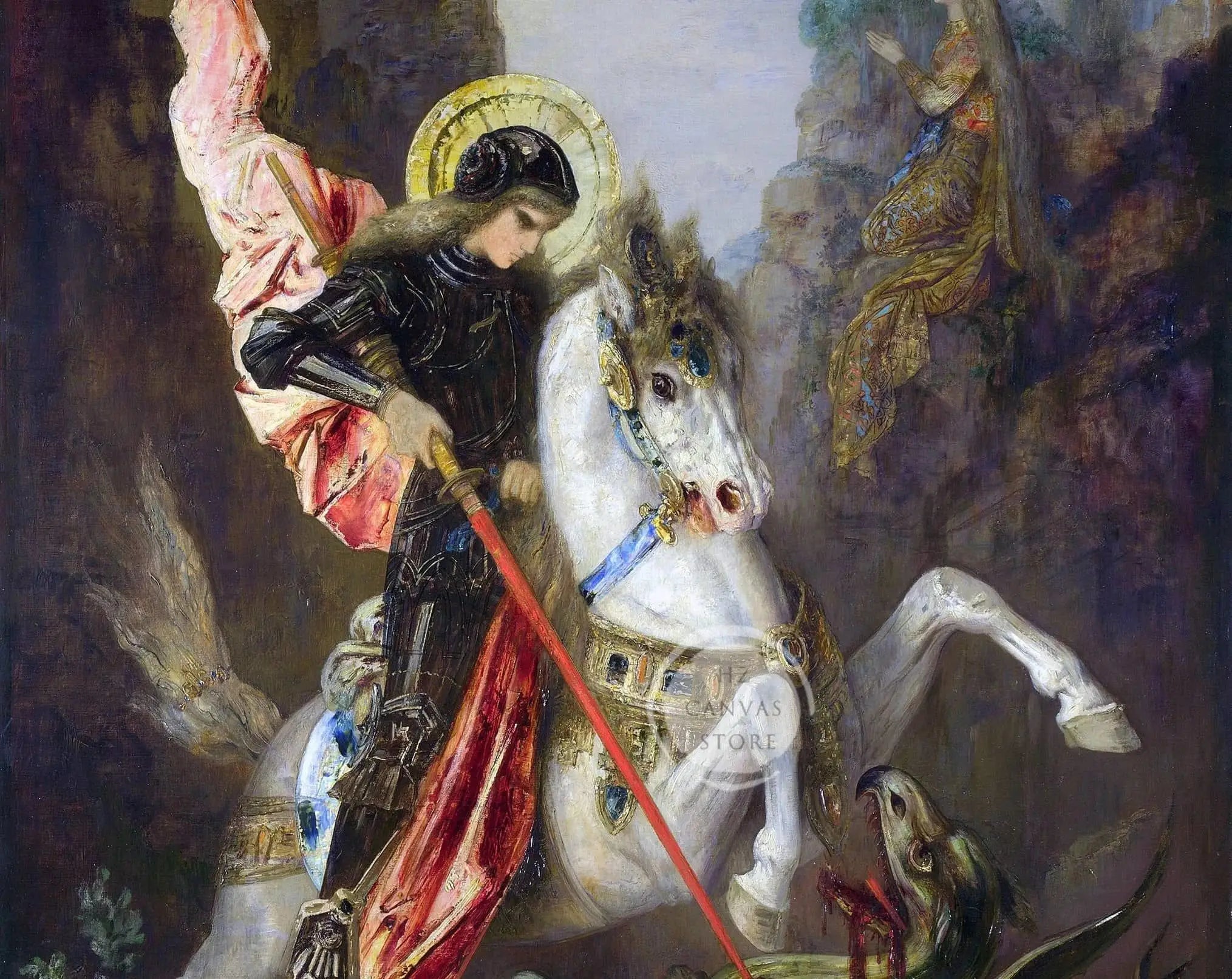 Classic Vintage Catholic Religious Art Blessed Saint Francis of Assisi Poster Prayer Room Living Room Wall Decor Christian Gift