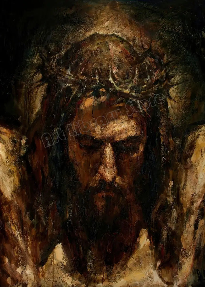 Jesus Christ Portrait Hand of God Poster Retro Christian Religious Canvas Painting Wall Art Pictures Christmas Home Decor