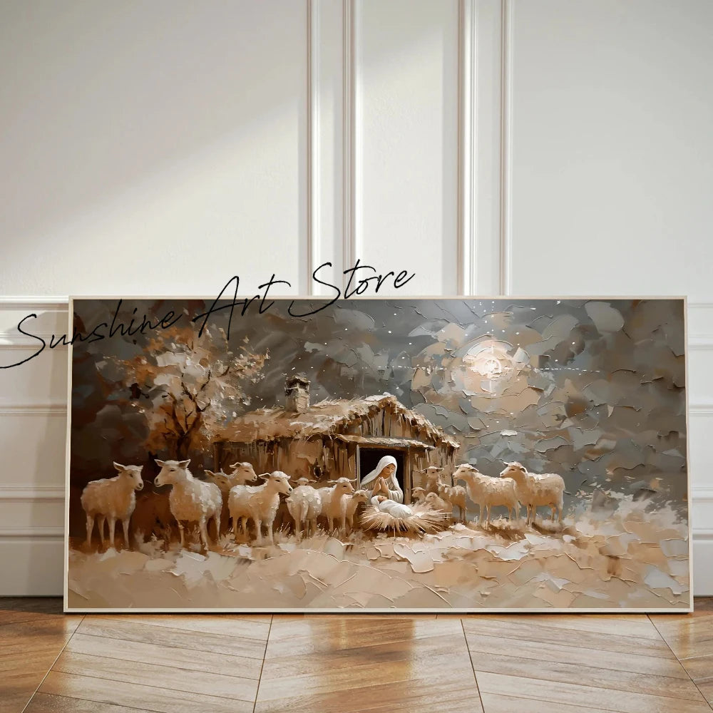 Religious Easter Bible The Last Supper Christian Canvas Painting Wall Art Jesus Wall Art Decor Bible Painting Holy Week Prints