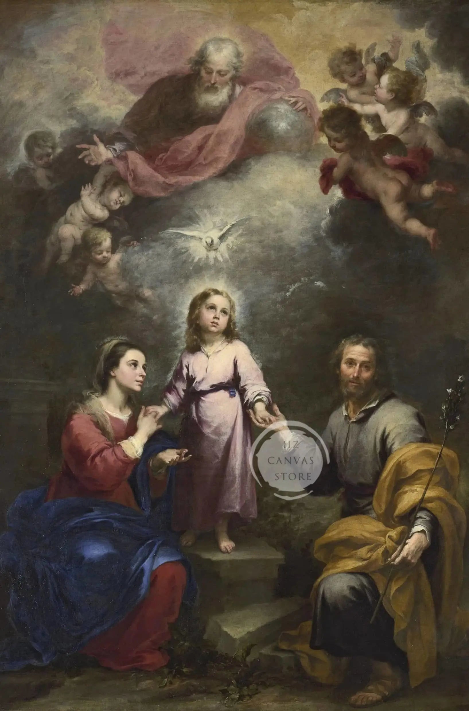 Classic Vintage Catholic Religious Art Blessed Saint Francis of Assisi Poster Prayer Room Living Room Wall Decor Christian Gift