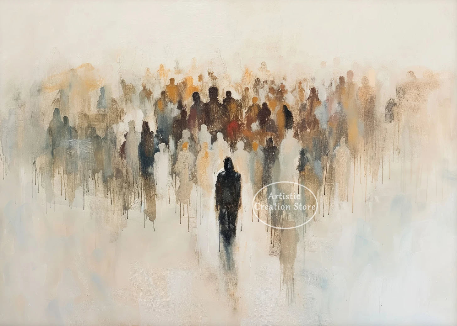 Retro Christian Jesus Leaves The 99 Good Shepherd Landscape Religious Poster Canvas Painting Wall Pictures Home Interior Decor