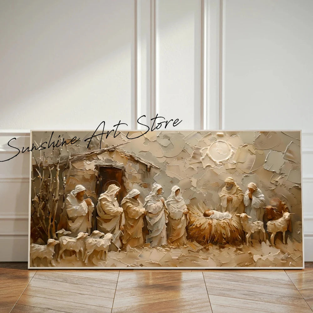Religious Easter Bible The Last Supper Christian Canvas Painting Wall Art Jesus Wall Art Decor Bible Painting Holy Week Prints