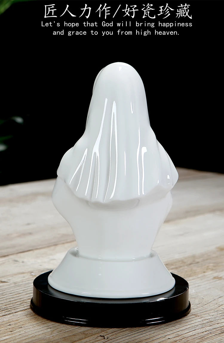 20CM TALL Catholicism Christianity Home Decor Decoration Religious Virgin Mary Prayer Handmade Catholic the Madonna god statue